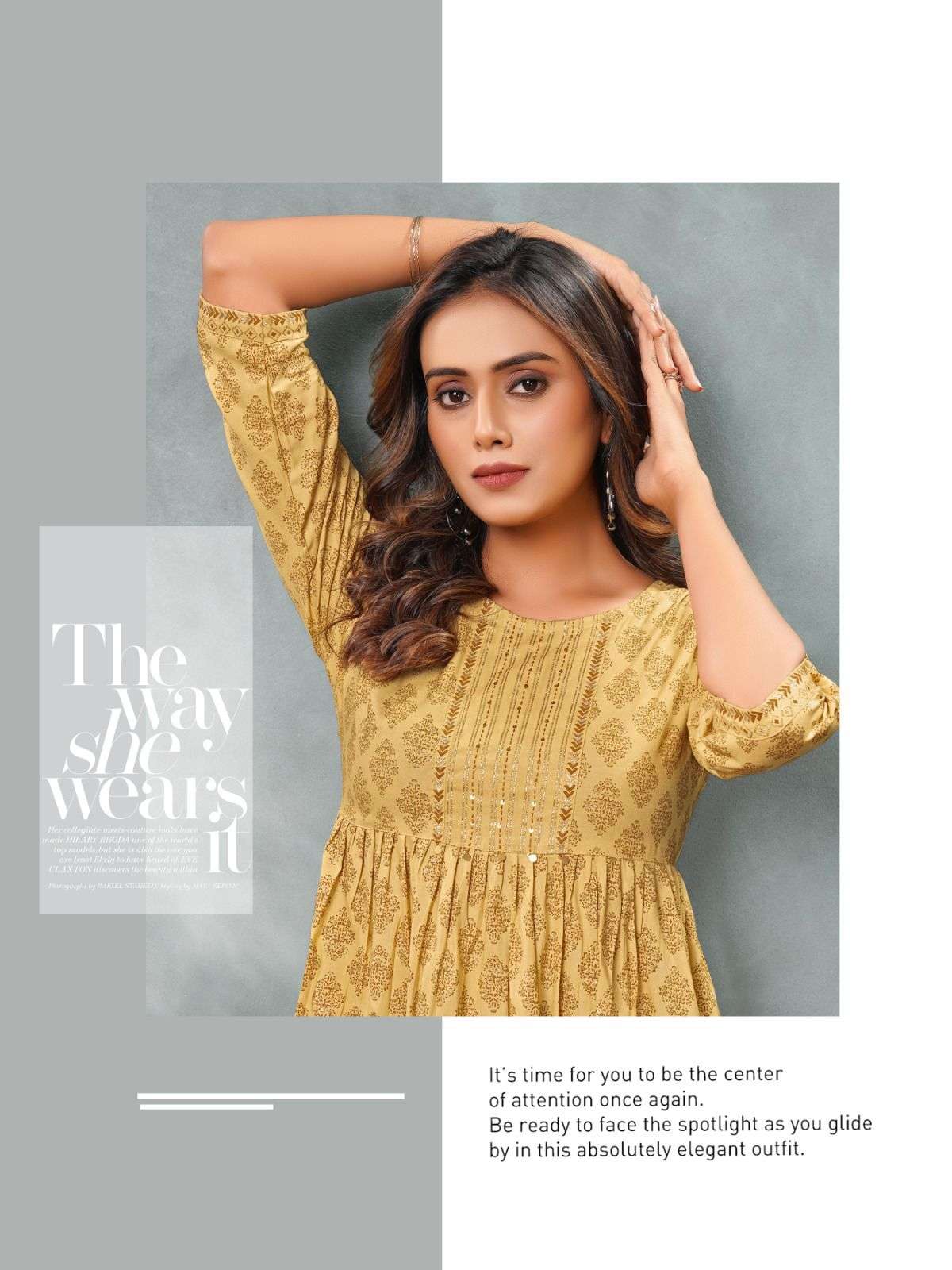 MAYRA RAYON SLUB DESIGNER SHORT KURTAS WITH STYLISH PRINTS ANDHANDWORK BY HARITAGE BRAND 1007 C